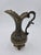 Rococo Rococo Style Italian Brass Floral Pitcher Vase For Sale - Image 3 of 8