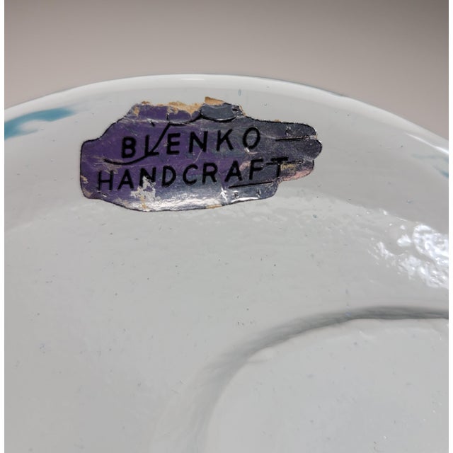 1970s Mid Century Blenko Bookends /Pair For Sale - Image 5 of 16