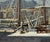 Paul Bret, Unloading & Loading Ships, Palermo Harbour, Sicily, 1930s, Oil Painting, Framed For Sale - Image 9 of 18