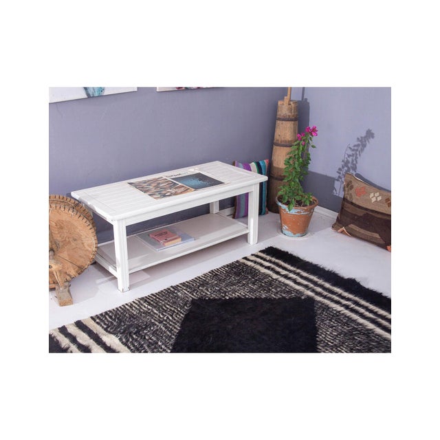 Decorative Vintage Blanket Kilim Rug - 4`2" X 5`7" For Sale In Los Angeles - Image 6 of 6