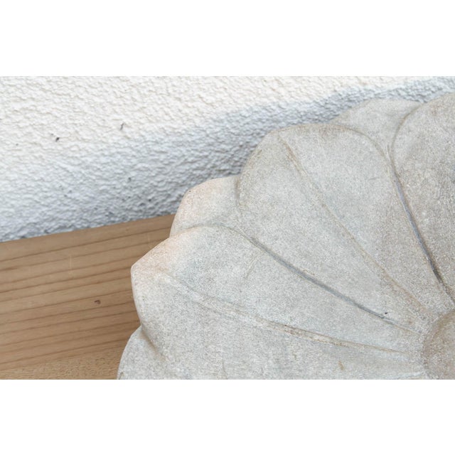 1990s Large 15"dm Grand Lotus Centerpiece For Sale - Image 5 of 9