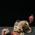 Vintage Gilt Bronze & Cinnabar Guardian Lion Sculpture – Seated Foo Dog With Cub For Sale - Image 4 of 9