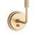 Polly Sconce Single, Natural Brass with Rattan Shade For Sale - Image 4 of 6