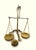 Antique English Doyle & Son Brass Merchant Balance Scale With Avery Weights For Sale - Image 9 of 16