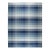 8x10 Sophisticated Elegant Blue Large Scale Plaid Geometric Flatweave Wool Rug For Sale
