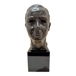 1960s Larry Mohr Bronze Bust Sculpture Signed From Artist Estate
