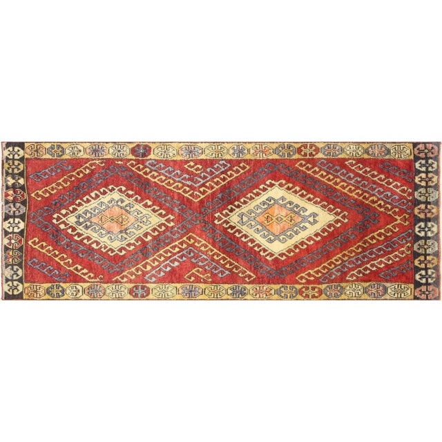 Textile 1960s Turkish Oushak Runner For Sale - Image 7 of 7