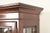 Ethan Allen Knob Creek Georgian Carved Mahogany Lighted Breakfront Bookcase Cabinet For Sale - Image 10 of 18
