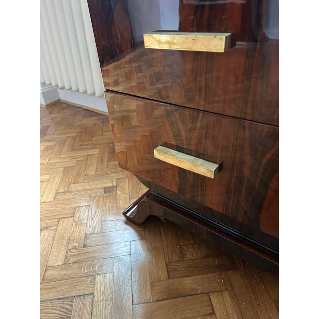 Brown Vintage Art Deco Dressing Table, 1930s For Sale - Image 8 of 12