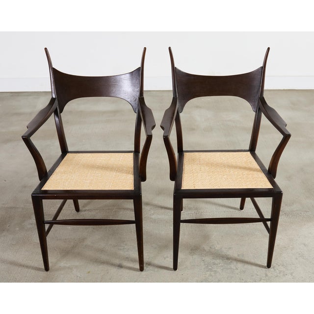 Set of Four Antler Dining Chairs by Edward Wormley for Dunbar For Sale In Sacramento - Image 6 of 18