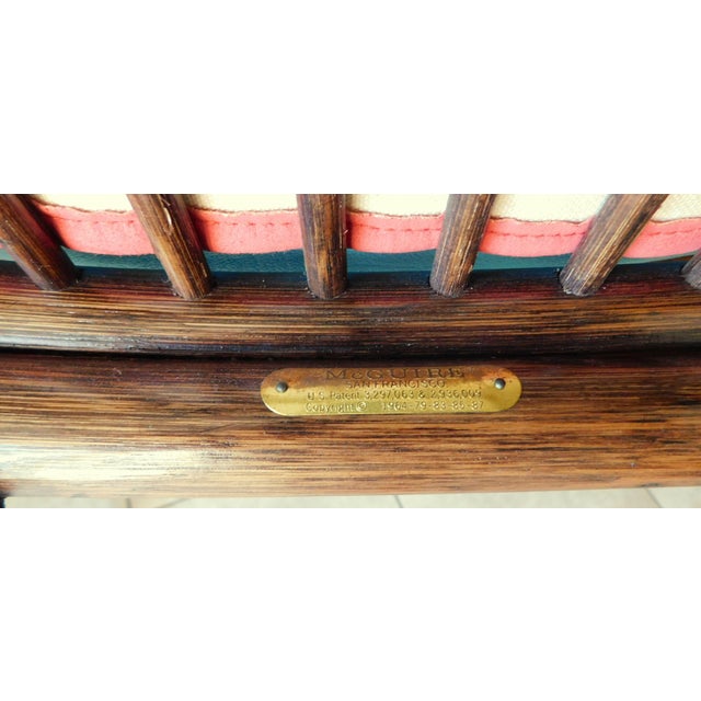 Pair McGuire Rattan and Cane Chairs For Sale - Image 13 of 14