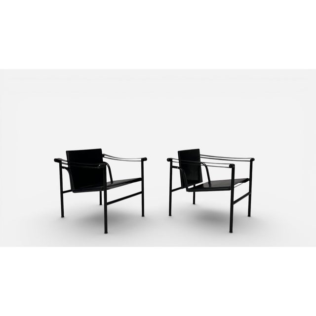 1990s Lc1 Chairs by Le Corbusier, Pierre Jeanneret, and Charlotte Perriand for Cassina For Sale - Image 9 of 12