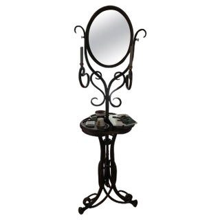 Bentwood Vanity Mirror Nr 1 attributed to Michael Thonet for Thonet, 1904 For Sale