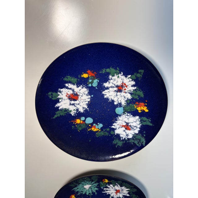 Vintage German Enamelled Bowls from Fischland, 1960s, Set of 2 For Sale - Image 4 of 7