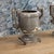 Early 19th C. French Pair of Directoire Style Iron Urns For Sale - Image 9 of 18