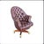 Leathercraft Chesterfield-style tufted rolling leather office desk chair. Beautiful leather rolling office chair....