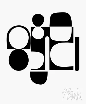 The Potential of the Square No. 2 Fine Art Print 25" X 30" by Liz Roache