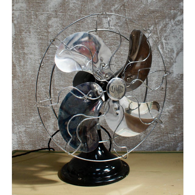 Vintage Desk Fan, 1950 For Sale - Image 3 of 11