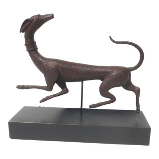 Folk Art Figure of Running Dog For Sale
