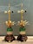 Vintage Frederick Cooper Enamel Pineapple Lamps - A Pair For Sale - Image 11 of 13