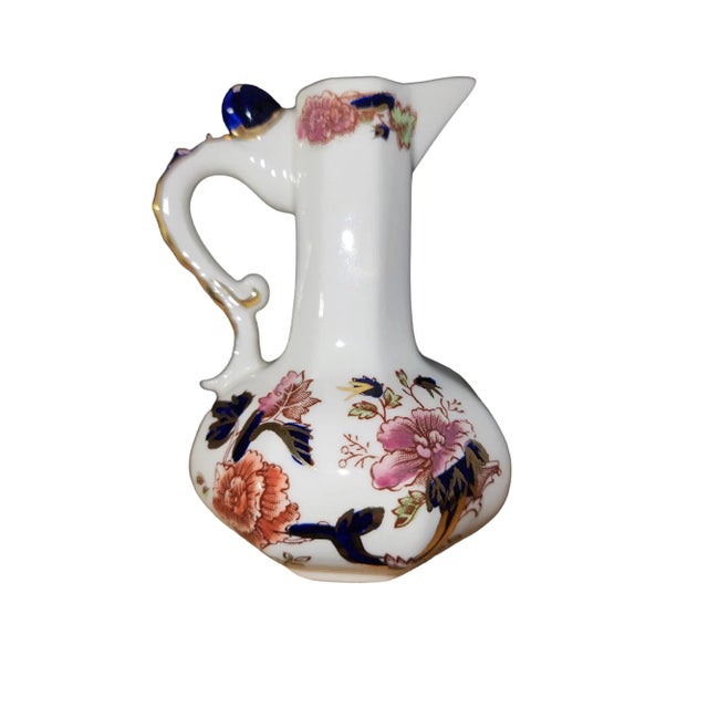 Chinoiserie 1970s Mason's Mandalay Small Snake Handle Jug For Sale - Image 3 of 6
