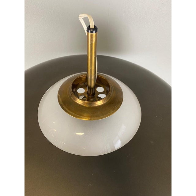 Gray Large Mikado Table Lamp by Luigi Caccia Dominioni for Azucena, 1950 For Sale - Image 8 of 14