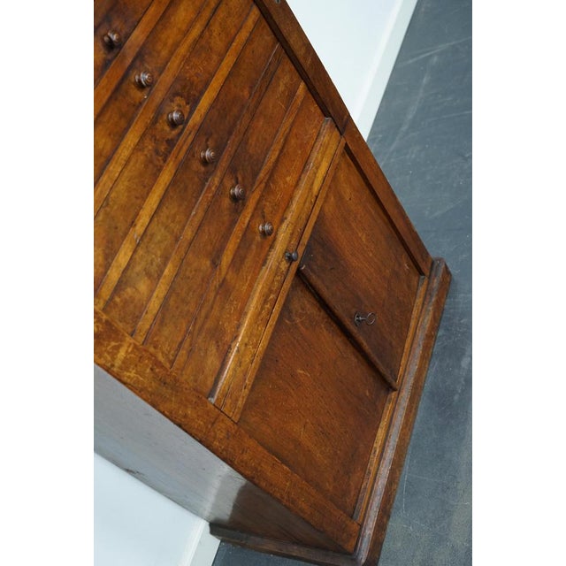 Antique French Walnut Clock Cabinet, 1920s For Sale - Image 15 of 18