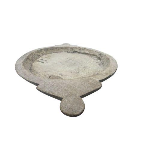 Vintage Wooden Parat Bowl For Sale - Image 4 of 5