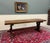Brown Antique French Country Farm Dining Table Farmhouse Trestle Base Oak 87"w For Sale - Image 8 of 17