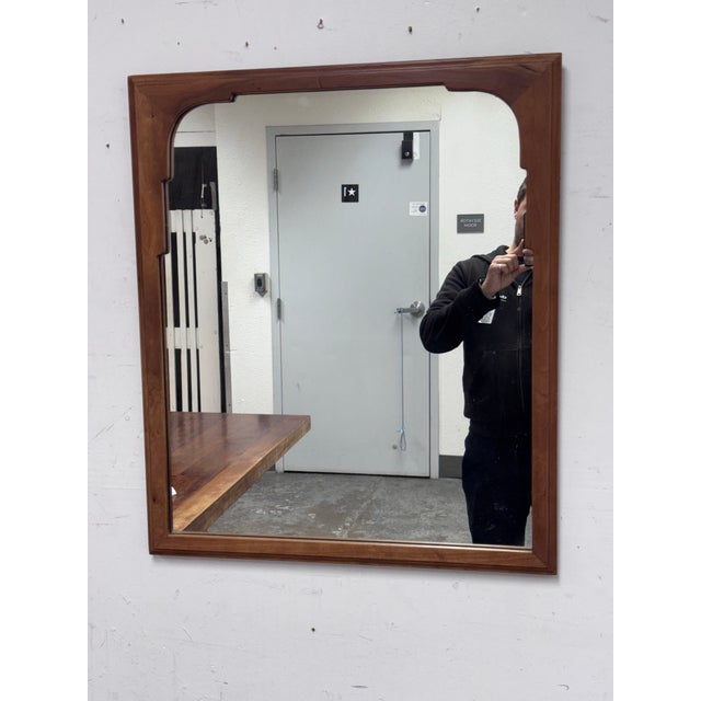 Wood Late 20th Century Stickley Furniture Wall Mirror For Sale - Image 7 of 12