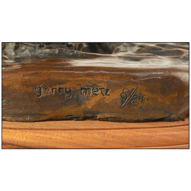 Metal Late 20th Century Man of the Mountain, Gerry Metz For Sale - Image 7 of 7