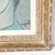 Mid-Century Modern Mid-Century Modernist Abstract Cubist Portrait in Oil on Canvas Signed Augusti For Sale - Image 3 of 9