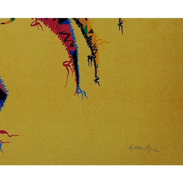 Letter G - Original Lithograph by Raphael Alberti - 1972 1972 For Sale - Image 3 of 5