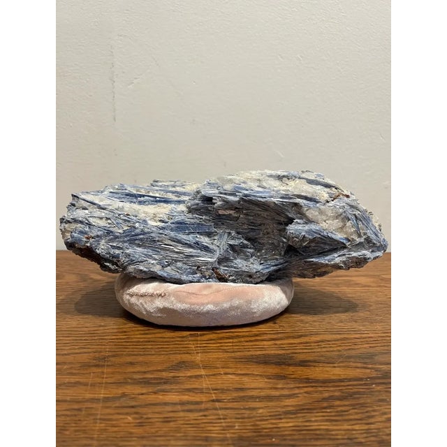 Gorgeous Blue Kyanite in Crystal Quartz Matrix. Kyanite is said to have a calming, grounding energy and can help us to...