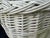 Antique Painted Gathering Willow Basket With Top Handle For Sale - Image 12 of 18