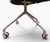Gemma Bernal “Martini” Swivel Chair for Source International – Teal Bouclé, Chrome Caster Base For Sale - Image 4 of 16