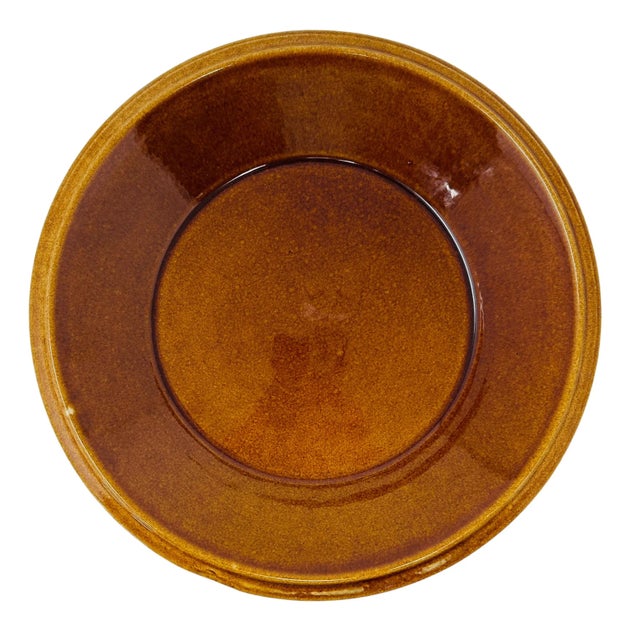 Vintage Over and Back Ceramic Strawberry Covered Pie Keeper Made in Portugal For Sale - Image 10 of 13