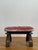 Mid-Century Modern Vintage Mid-Century Egyptian Camel Saddle Stool – Red Leather & Brass Details For Sale - Image 3 of 13