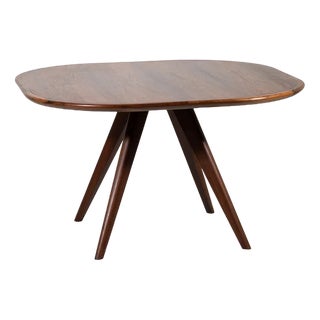 Walnut Cocktail Table, 1950s For Sale