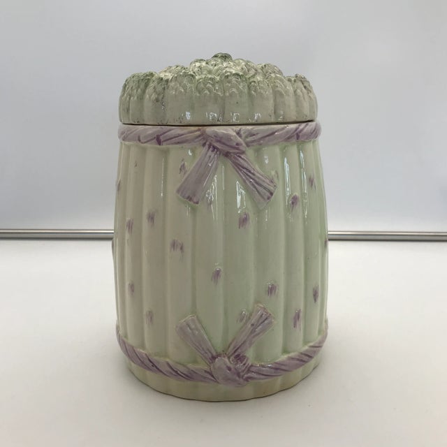1960s Ceramic Asparagus Container For Sale - Image 10 of 10