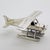 Vintage Italian Handmade Genuine Sterling Silver 925 Floatplane Seaplane Airplane Figurine Sculpture For Sale - Image 4 of 12