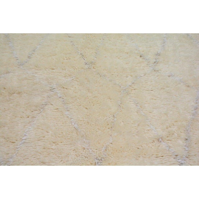 Moroccan Moroccan Hand Knotted Wool Rug, 10'x14' For Sale - Image 3 of 6