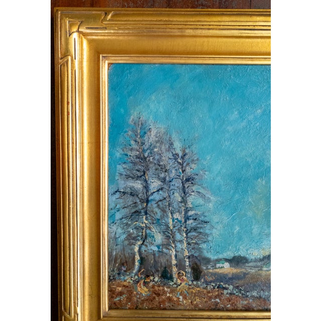 American 20th Century American Impressionist Landscape With Trees by Ernest Frederick Meyer For Sale - Image 3 of 18