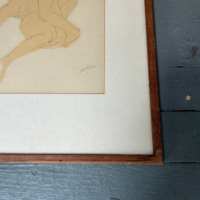 Expressionism 1970’s “Entwined Bodies” by Auguste Rodin Vintage Print For Sale - Image 3 of 5
