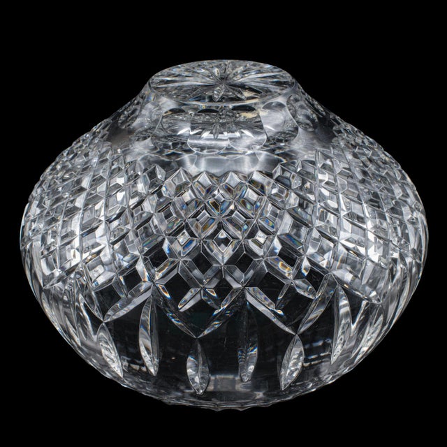 Large Vintage Presentation Fruit Bowl, English, Cut Lead Crystal, Display Dish For Sale - Image 9 of 9