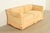 A gorgeous and very comfortable Modern mohair velvet upholstered tuxedo sofa or love seat In the manner of Baker Furniture...