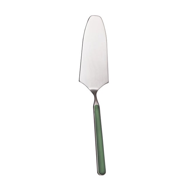 Contemporary Mepra Fantasia Cake / Pastry Servers, Green For Sale - Image 3 of 3