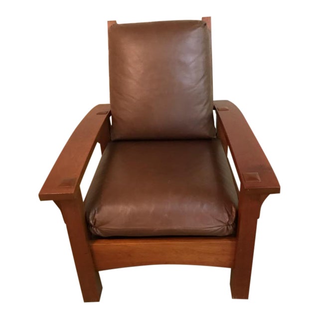Gus Bow Arm Morris Chair by Stickley Chairish