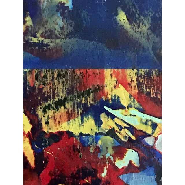 2003 "Sketches Series #23" Babette Herschberger Acrylic Painting on Wood Block For Sale - Image 4 of 8