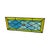 Art Deco Vintage Geometric Leaded Stained Glass Panel With Opalescent Art Glass For Sale - Image 3 of 8